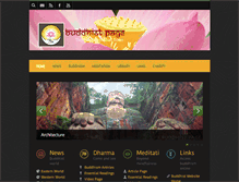 Tablet Screenshot of buddhistpage.com